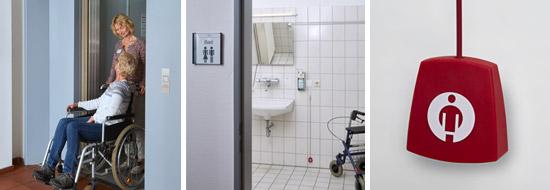 Barrierefreiheit/Notfallausstattung